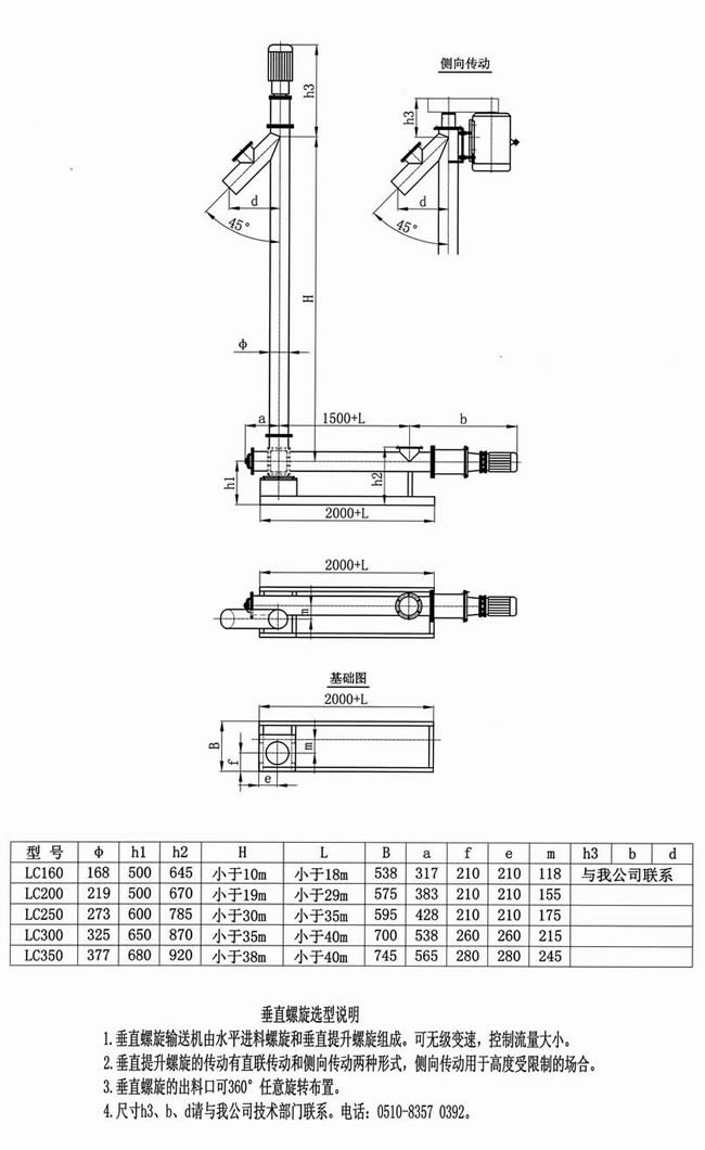 立式螺旋輸送機(jī)結(jié)構(gòu)圖